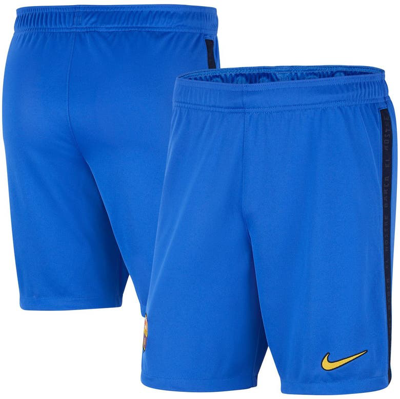 Nike Fc Barcelona 2021/22 Stadium Third  Men's Dri-fit Soccer Shorts In Blue