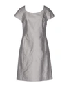 Armani Collezioni Short Dress In Grey