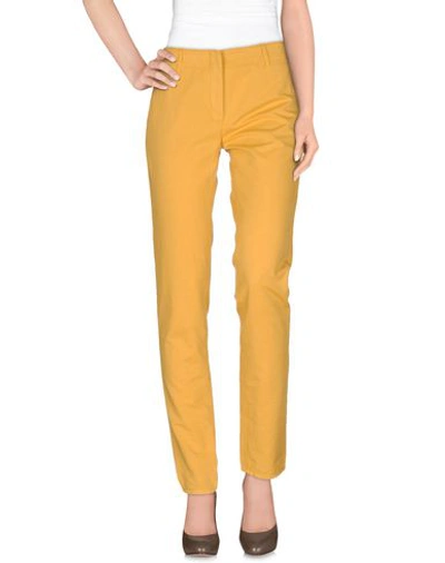Incotex Pants In Ocher