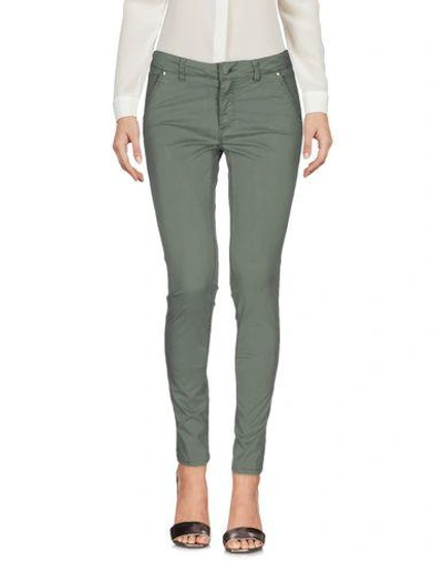 Peuterey Casual Pants In Military Green