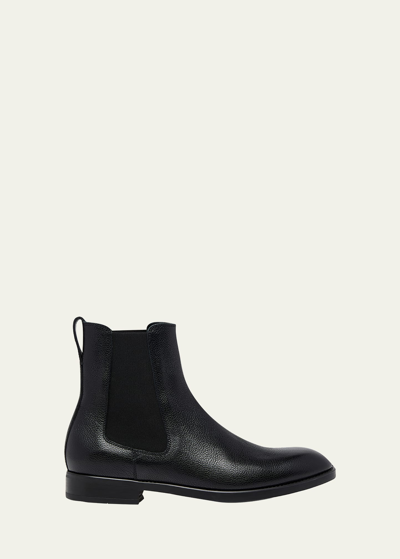 Tom Ford Robert Polished-leather Chelsea Boots In Black