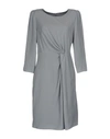 Armani Collezioni Short Dresses In Grey