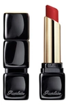 Guerlain Kisskiss Tender Matte Lipstick In Wanted Red