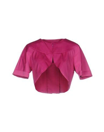 Armani Collezioni Blazer In Fuchsia