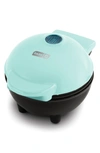 Dash Mini Waffle Bowl Maker In Aqua