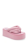 Steve Madden Women's Billion Platform Wedge Sandals In Pink