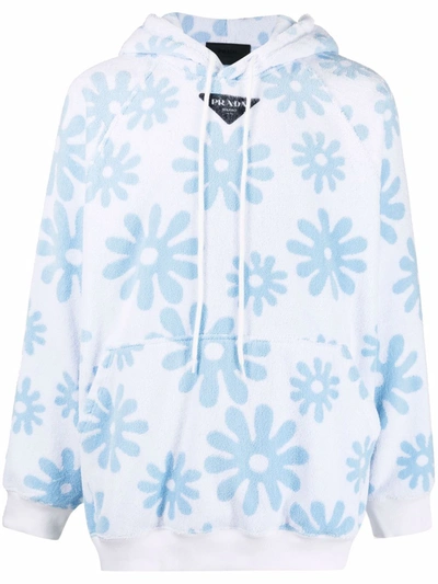 Prada printed hoodie new arrivals