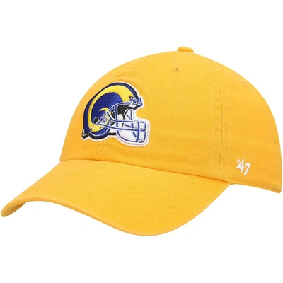 47 ' Gold Los Angeles Rams Clean Up Legacy Adjustable Hat