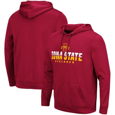 Colosseum Cardinal Iowa State Cyclones Lantern Pullover Hoodie