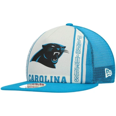 New Era Men's Blue Carolina Panthers Heritage Banner 9fifty Snapback Hat
