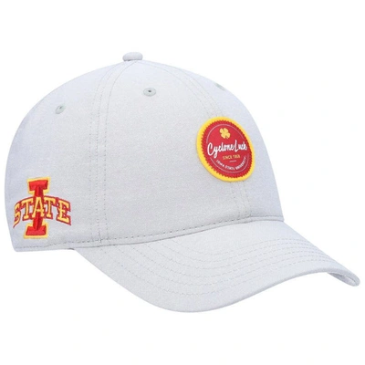 Black Clover Gray Iowa State Cyclones Oxford Circle Adjustable Hat