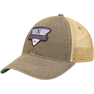 Legacy Athletic Grey Northwestern Wildcats Legacy Point Old Favorite Trucker Snapback Hat
