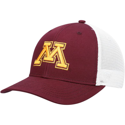 Top Of The World Men's  Maroon, White Minnesota Golden Gophers Trucker Snapback Hat In Maroon,white
