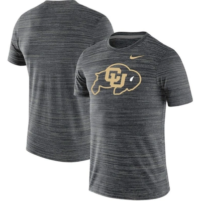 Nike Men's  Black Colorado Buffaloes Team Logo Velocity Legend Performance T-shirt