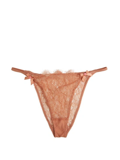 Agent Provocateur Lorna Lace Briefs In Nude