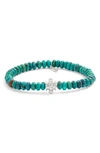 Anzie Bohème Beaded Stone Bracelet In Blue