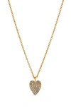 Ajoa Sugarush Heart Pendant Necklace In Gold