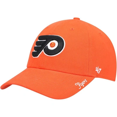 47 ' Orange Philadelphia Flyers Team Miata Clean Up Adjustable Hat