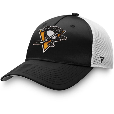 Fanatics Branded Black Pittsburgh Penguins Exclusive Trucker Snapback Hat
