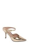 Linea Paolo Yvonne Pointed Toe Mule In Gold