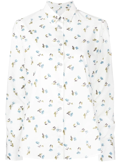 PS Paul Smith Cotton Overshirt | Floral | Size M | East Dane