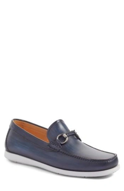 Magnanni Marbella Bit Loafer In Navy ModeSens