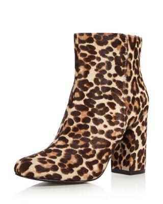 charles david leopard booties