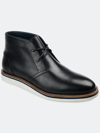 Thomas & Vine Men's Keegan Wide Width Plain Toe Chukka Boot In Black