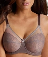 Wacoal Retro Chic Full-figure Underwire Bra 855186, Up To I Cup In Cappuccino