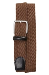 Nordstrom Woven Belt In Brown