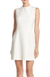 French Connection Whisper Sundae Solid Mini Dress In Summer White