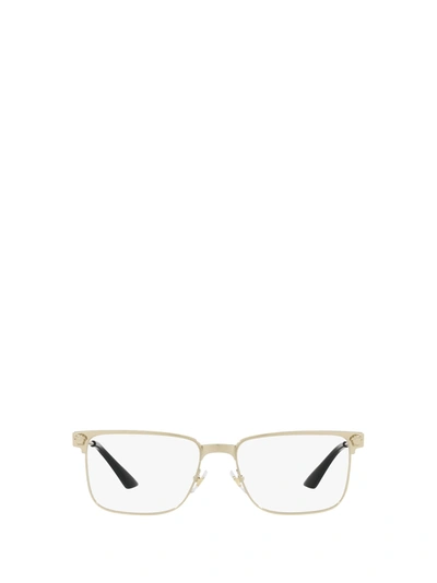 Versace Ve1276 Brushed Pale Gold Male Eyeglasses