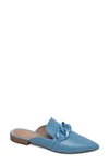 Linea Paolo Adora Pointed Toe Mule In Cerulean Blue