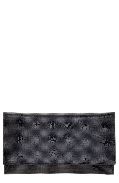 Nina Crystal Clutch In Black