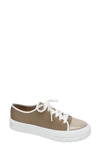 Linea Paolo Kalaia Platform Sneaker In Khaki/ Lotus