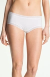 On Gossamer 'cabana' Cotton Boyshorts In White