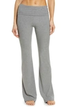 Skims Soft Lounge Fold Over Pants In Heather Grey
