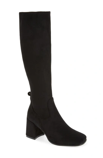 Jeffrey Campbell Hot Lava Boot In Black Suede