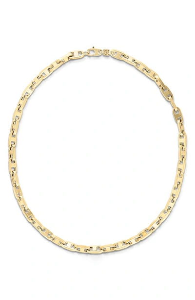 Roberto Coin Paperclip Link Chain Necklace In Yellow Gold