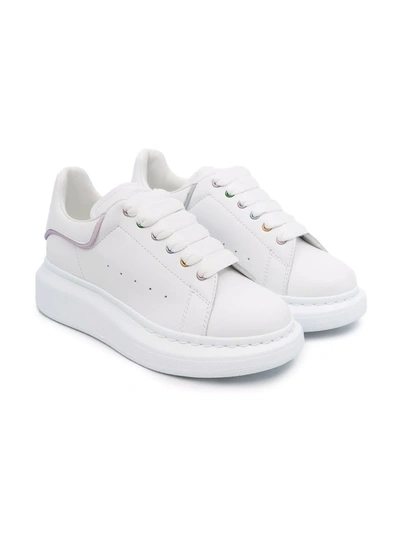 Alexander Mcqueen Kids' Classic Low-top Sneakers In White