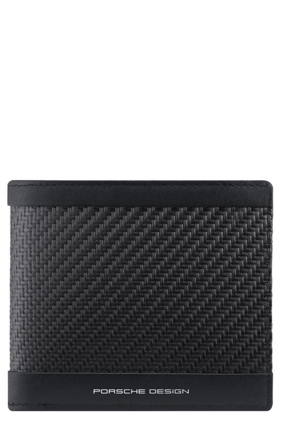 Porsche Design Men's 10-card Carbon Fiber Wallet In Black