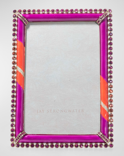 Jay Strongwater Pop Life Stone Edge Photo Frame