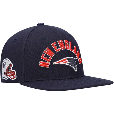 Pro Standard Men's  Navy New England Patriots Stacked Snapback Hat