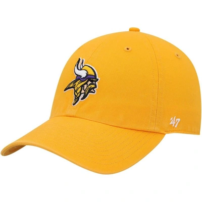 47 ' Gold Minnesota Vikings Clean Up Alternate Adjustable Hat