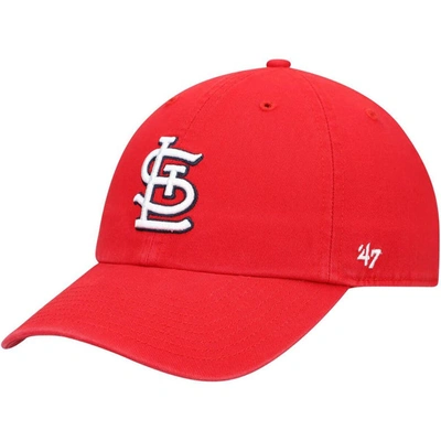 47 ' Red St. Louis Cardinals Heritage Clean Up Adjustable Hat