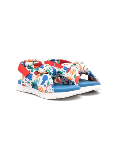 Camper Kids' Oruga Fruit Print Slingback Sandal In Multi