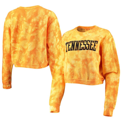 Pressbox Tennessee Orange Tennessee Volunteers Campus Tie-dye Comfy Cord Pullover Sweatshirt