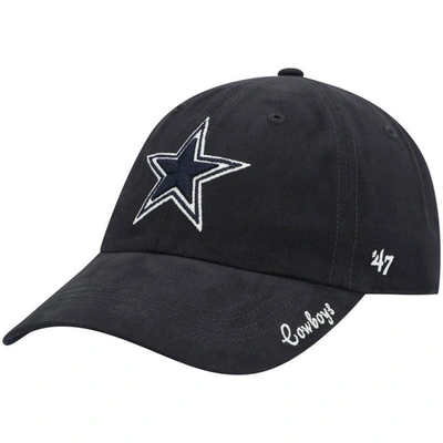 47 Brand '47 Navy Dallas Cowboys Miata Clean Up Adjustable Hat
