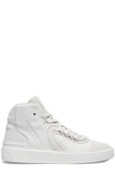 Balmain B-skate High-top Sneakers In White