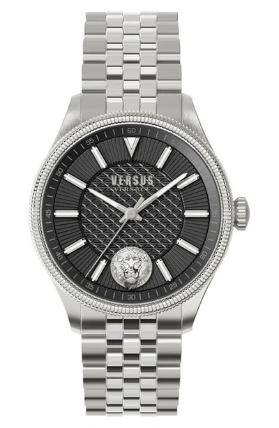 Versus Colonne Bracelet Watch, 45mm In Black/silver